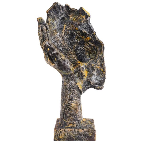 Face Statue for Living Room/Bedroom/Home/Office House, Big Size murti Antique Idol Abstract Art Decor showpiece Good for Gifts an Any Occasion Anniversary - Image 2